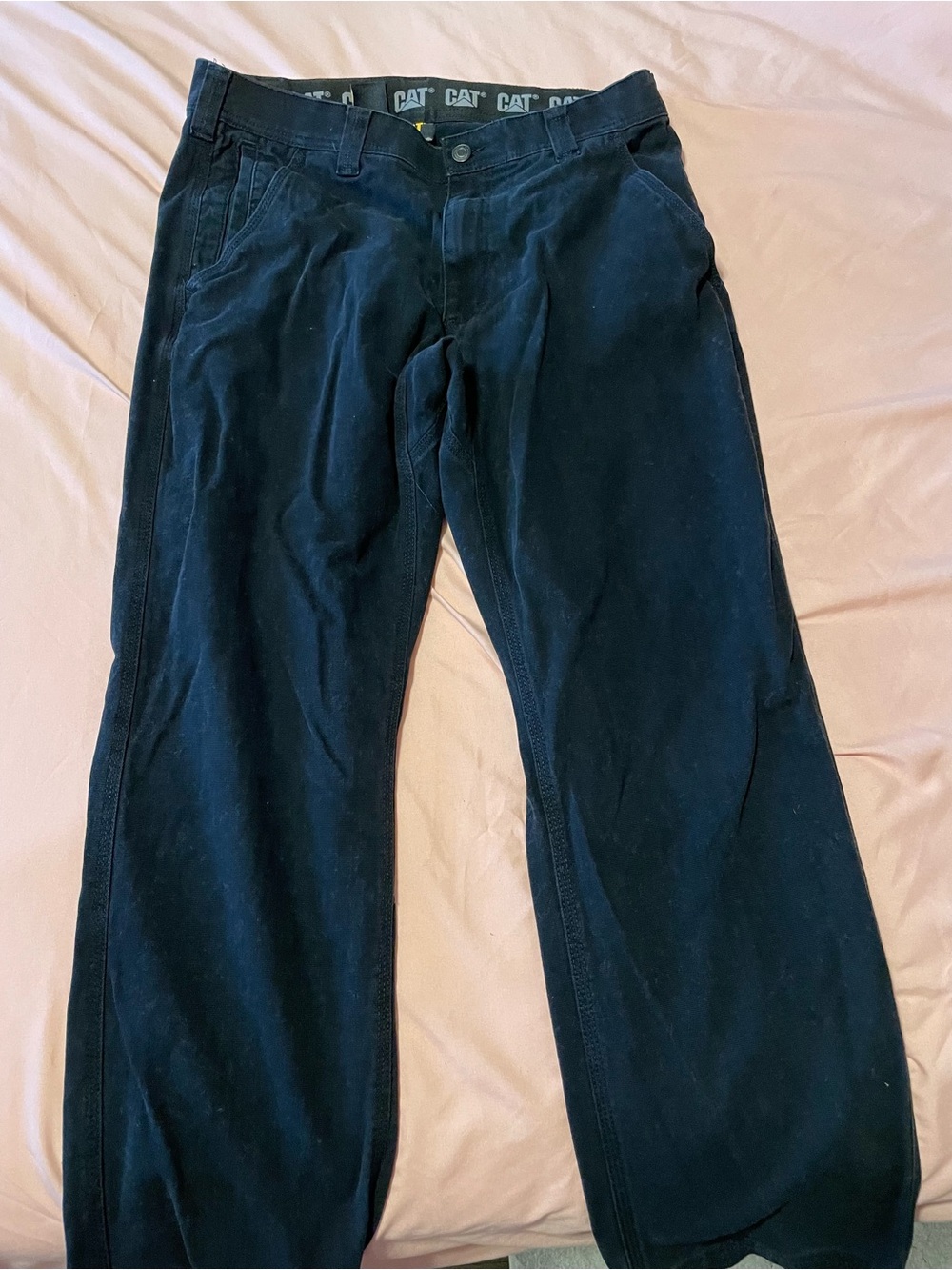 Caterpillar Black Work Chinos Straight Leg